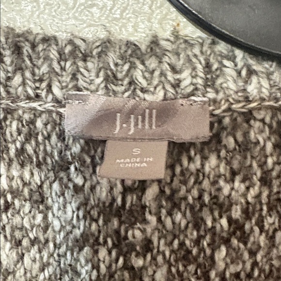 J. Jill Textured Gray Sweater - Picture 2 of 7